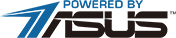 Powered by asus logo